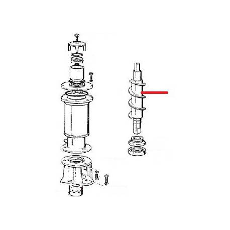 SCREW WITHOUT END TC180 - FPQ822