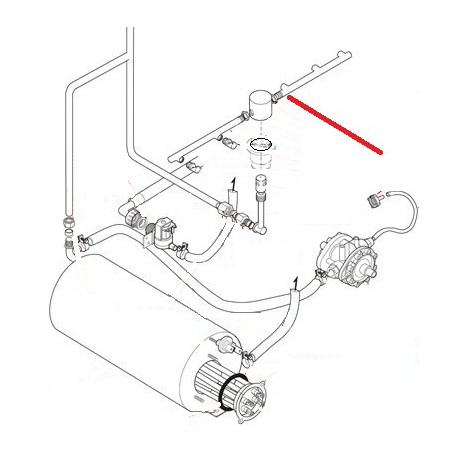 BRAS DE RINCAGE TYPE B DROITE ORIGINE LAMBER - TIQ10231