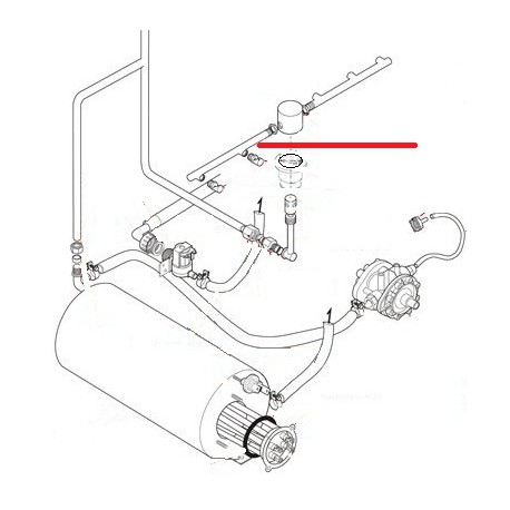 BRAS DE RINCAGE TYPE A GAUCHE ORIGINE LAMBER - TIQ10232