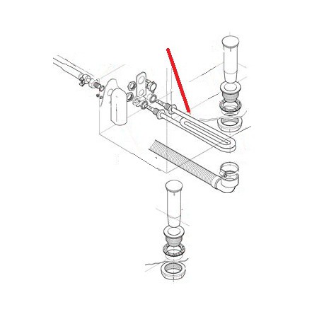 HEATER ELEMENT GS6 ATTELAGES DROITS 2000W GENUINE LAMBER