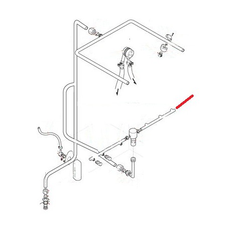 ARM OF RINSING LEFT DSP5 - TIQ10244