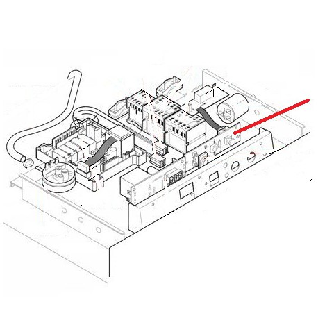 TASTENBRETT LED RGB FUR MACHINES MIT EROFFNUNG FRONTAL - TIQ10372