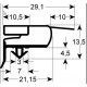 JOINT MAGNETIQUE L:580MM L:407MM - TIQ10643