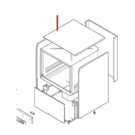 PANNELLO SUPERIORE N45 TARGA PLAST. - FVYQ7676