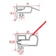 DICHTUNG MAGNETIC MIT SENKER L:1637MM L:705MM MONDIAL 