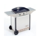 SET PLANCHA WITH GAS RPG600 ROLLER GRILL WITH DESSERTE AND