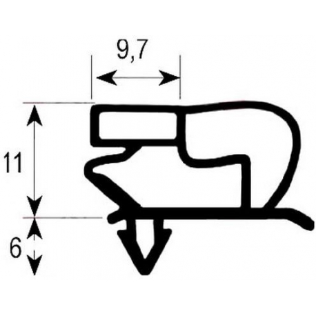 DOOR GASKET 618X465 - ZRQ6572