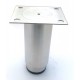 STAINLESS STEEL ADJUSTABLE FEET 100MM H:100MMM SYNTHETIC END-CAP