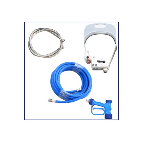 CENTRALE D`HYGIENE 1 PRODUIT+PISTOLET ANTI-SHOCK TUBO DI 20M - TIQ66245
