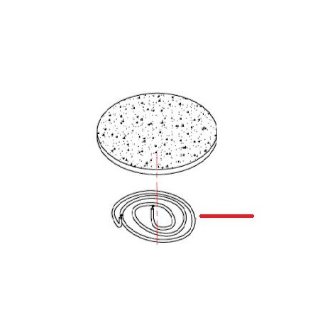 HEATER ELEMENT CREPE OKM1 3200W GENUINE OZTI