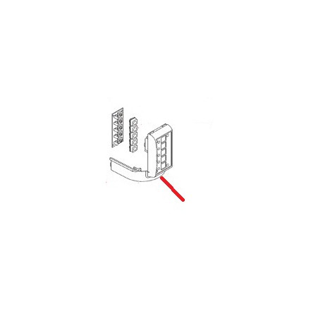 SUPPORT CLAVIER ROUGE ORIGINE WEGA - JQ4664