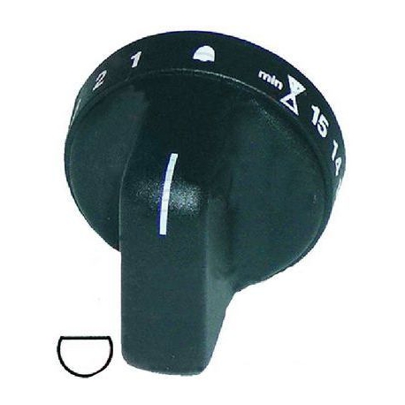 MANETTE POUR MINUTERIE FRITEUSE CME413 1-15 NOIRE  - NZQ620