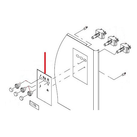 PLASTRON COMMANDE LTB 50-42 ORIGINE RANCILIO - ENQ6567