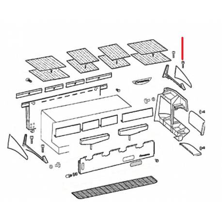 ENJOLIVEUR DE JOUE DROITE E91 AMBASSADOR ORIGINE CIMBALI - SQ6707