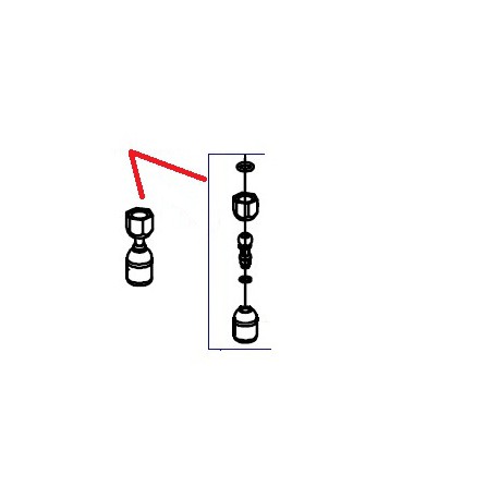 TUBO ACQUA CALDA ZOE - FNAQ345