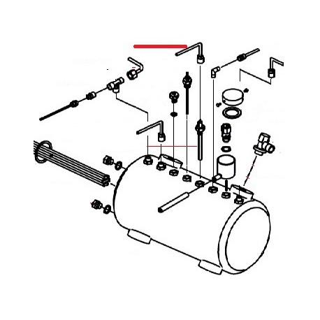 TUBO PRELIEVO ACQUA CALDA - FNAQ342