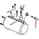 TUBE ECHANGEUR SUPERIEUR CHAUDIERE ORIGINE SAN REMO - FNAQ455