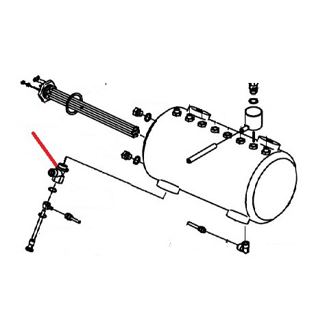 RACCORD INFERIEUR SUPPORT INJECTEUR ORIGINE SAN REMO - FNAQ450