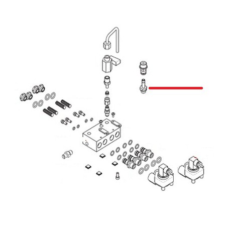 RACCORD 1/4MXD6LISSE ORIGINE RENEKA - ERQ6735