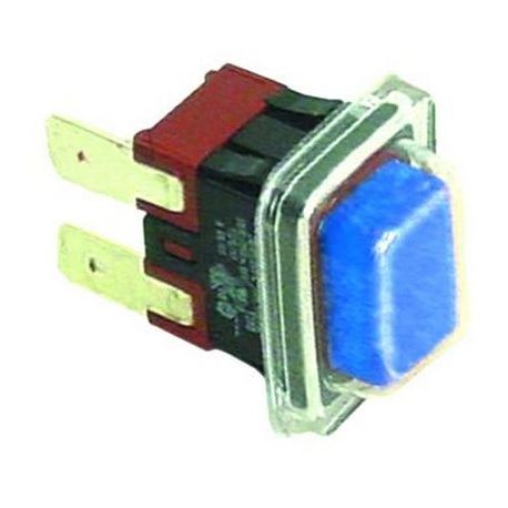 PUSH BUTTON 250V 16A L:19MM L:13MM BLUE 1 POLES - TIQ10071