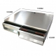 STANDARD STAINLESS STEEL COFFEE GROUNDS BOX 2 DRAWERS 700X530X160MM FOR