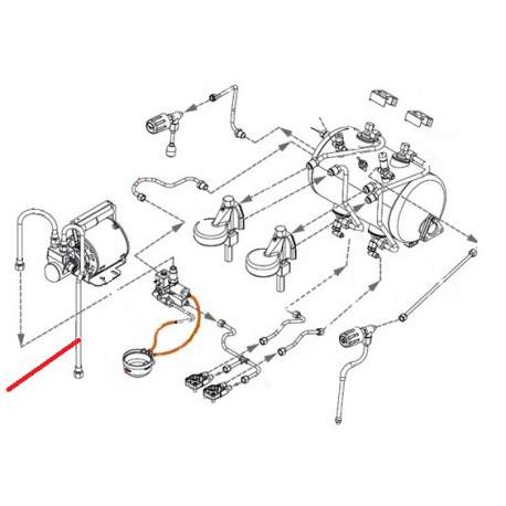 TUBOS FLEXIBLES ACERO INOXIDABLE L:1800MM ORIGEN - RKQ744