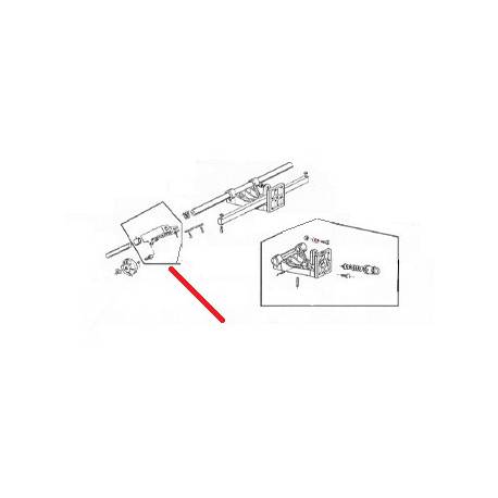 SLIDER DOLLY 300 GENUINE L:117MM L:92MM H:51MM