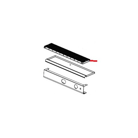 GRILLE BASSINELLE S2 - 3 GR ORIGINE SPAZIALE - FCQ6540