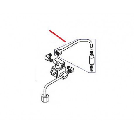 TUBO ACQUA CALDA COMPLETO 2GR SA11 ORIGINALE - NFQ01664534
