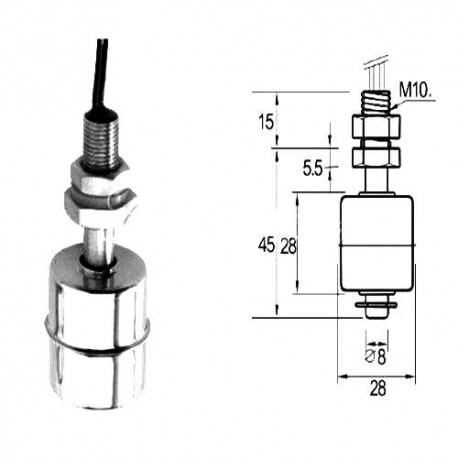 GALLEGGIANTI INOX M10 H:40MM Ã­26MM - IQ6185