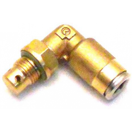 RACCORDO CON GUARNIZIONE OR 6 E TUBO L - MQN6965
