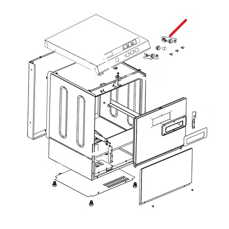 BUTTON BE35-40 DEPARTURE OF CYCLE - TIQ11647