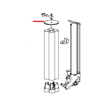 DECKEL ROHRE CUP 4 COLUMNS - FRQ8758
