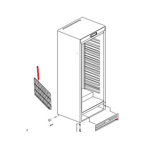 REAR GRILL NBC371 - FBZQ6652