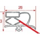 GASKET FAGOR SERIES FMP MAGNETIC 783X475MM GREY GENUINE