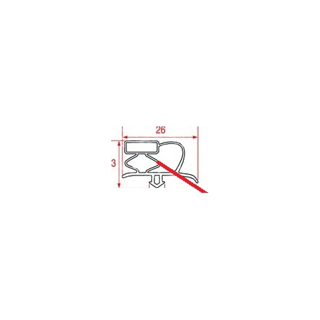 DICHTUNG SERIES FMP MAGNETIC 783X475MM GRAY - SEQ034