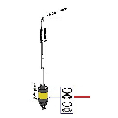 KIT DICHTUNGEN FUR KOLBEN HYDRAULISCHE - QUQ6937