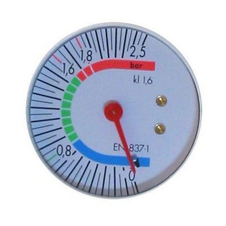 MANOMETRO 0-2.5 BAR(57-1/8) PRESION DE CALDERA - PQ747