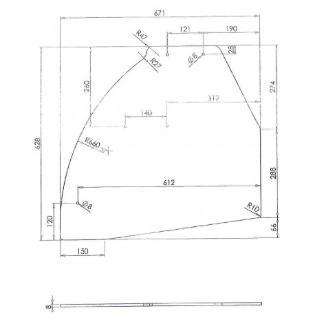 GLASS LATERAL GERES II - SKQ6864