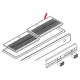 PANNEAU FRONTAL INOX LISA 2GR ORIGINE ASTORIA - NFQ25255776