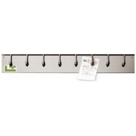 PINZA RAIL PARA COLGAR NOTAS INOXIDABLE 100 CM - GRQ7870