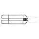 RESISTENCIA 500W 230V L:440MM L:155MM