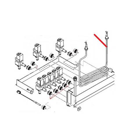 RESISTANCE CHAUDIERE 230V 2160W ORIGINE SAECO - FRQ8878