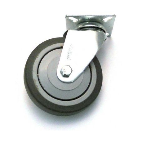 ROULETTE PIVOTANTE Ã­100MM CHARGE 70KG PLATINE 65X65 - TIQ60286