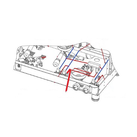 TUBE ALIM. TURBINE CENTRE 3G ORIGINE CONTI - PBQ935634