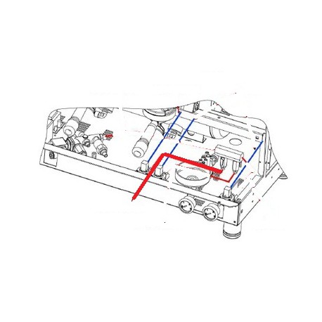 TUBE ALIM. TURBINE GAUCHE 3G ORIGINE CONTI - PBQ935635