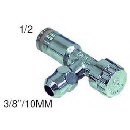 TAP D`ANGLE INPUT 1/2M DRAIN 3/8/10MM - TIQ2407
