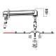 ARM OF RINSING INFERIOR 4 GICLEURS L:470MM GENUINE
