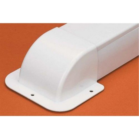 MASCHERA MURALE CON ANGOLO PER CANALETTO DI 60MM - SEQ178
