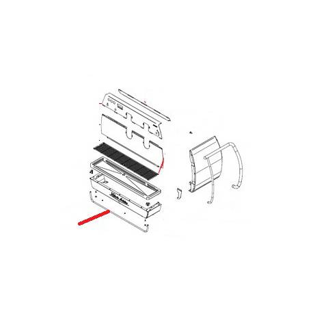 TUBE DECORATION INFERIEURE 3 GROUPE INOX ORIGINE SIMONELLI - FQ7874